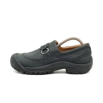 Keen Damen 1020484 Slipper schwarz Leder Niedrig Atmungsaktiv Outdoor EU 37.5