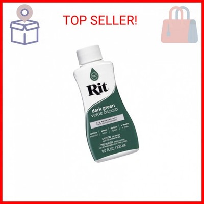 Rit Liquid Fabric Dye, 8-Ounce, Dark Green, 8 Fl Oz (Pack of 1)