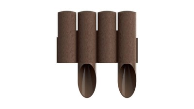 PALISADA OGRODOWA STANDARD14,5CM*2,3MB BRĄZOWA