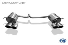 Fox Duplex Sportauspuff Mercedes C-Klasse W204 4-Zylinder Limousine + T-Mo