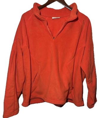2X/2TG Halfdays Sherpa Polartec 1/4 Zip Jacket Orange