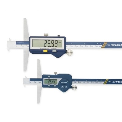 Digital Caliper Stainless Steel Vernier Depth Gauge Double Hook 150/200/300mm