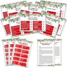 OICPYD Christmas Games for Families, Friendly Feud Game, Eucalyptus 002 
