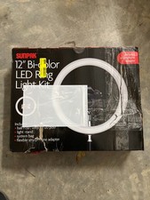Sunpak 12" Bi-Color LED Ring Light Kit - VL-LED-162-12RL - Black Damaged Box