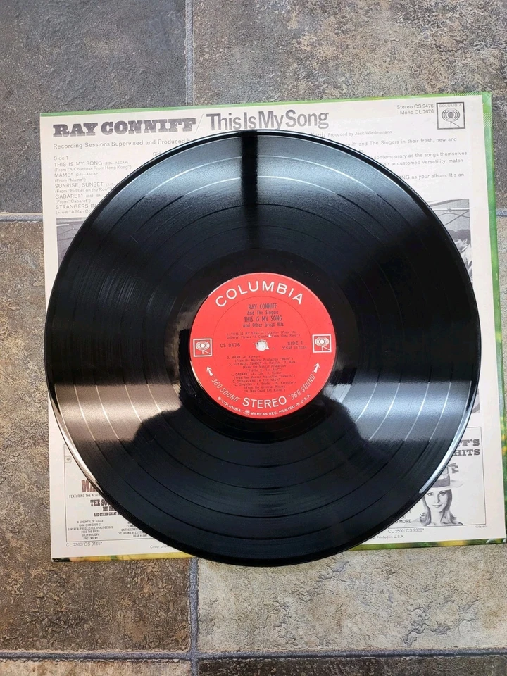 1967 Ray Conniff 'This Is My Song' Vinyl LP  Record Columbia CS 9476 mint - Image 3 of 4