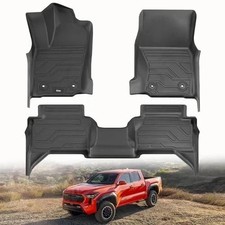 Floor Mats Fit for Toyota Tacoma 2024-2026 Double Cab Auto Trans Not Hybrid ,..