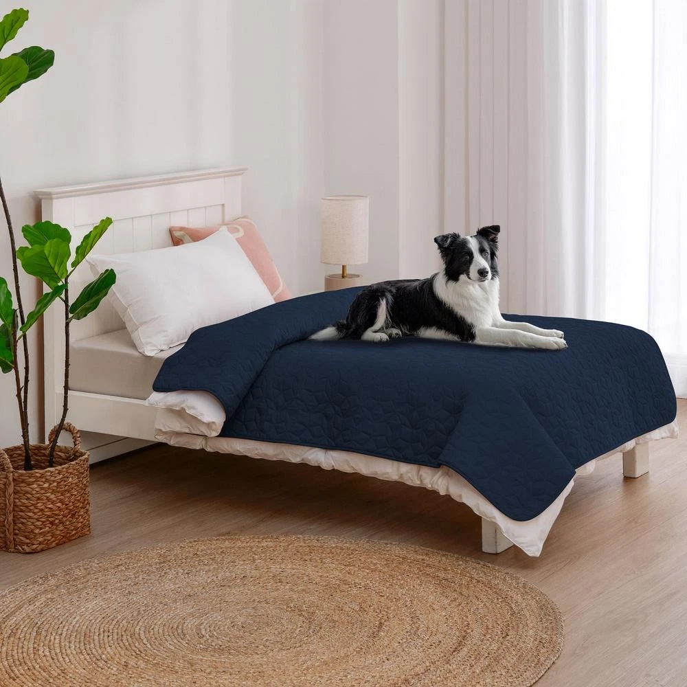 Charlie's Pet Products Sofur Waterproof Dog Bed Cover Protector (Midnight Blue)