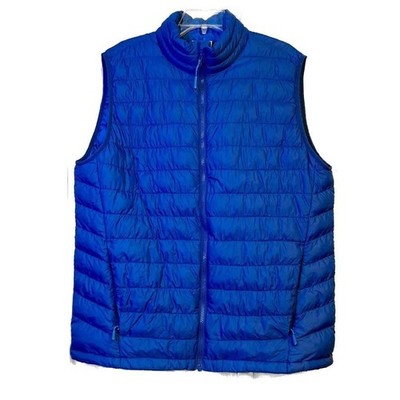 WindRiver Men s Dark Sea Blue Insulated Puffer Vest   Size Large   Hyper-D