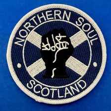 NORTHERN SOUL IRON ON PATCH - NORTHERN SOUL SCOTLAND