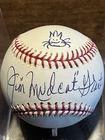 JIM "MUDCAT" GRANT TWINS HAND SIGNED A.L. BASEBALL INDIANS TIGERS FREE SHIPPING