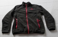 The North Face Girls Standard Fit Full Zip Jacket AP2 Gray/Pink Large 14/16 