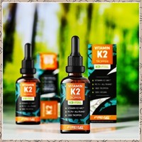 Vitamin K2 Tropfen MK7 – 200µG, 50Ml, 1800 Portionen, Vegan