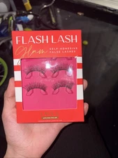 LWYA Flash Lash Glam Self-Adhesive False Lashes, 3 Pairs