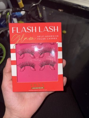 LWYA Flash Lash Glam Self-Adhesive False Lashes, 3 Pairs