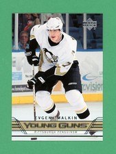 2006-07 UD Evgeni Malkin Young Guns Rookie Card RC #486 NM. rookie card picture