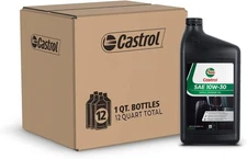 Castrol 215308 SAE 10W-30 Small Engine Oil For 4-Cycle Engines – Case of 12