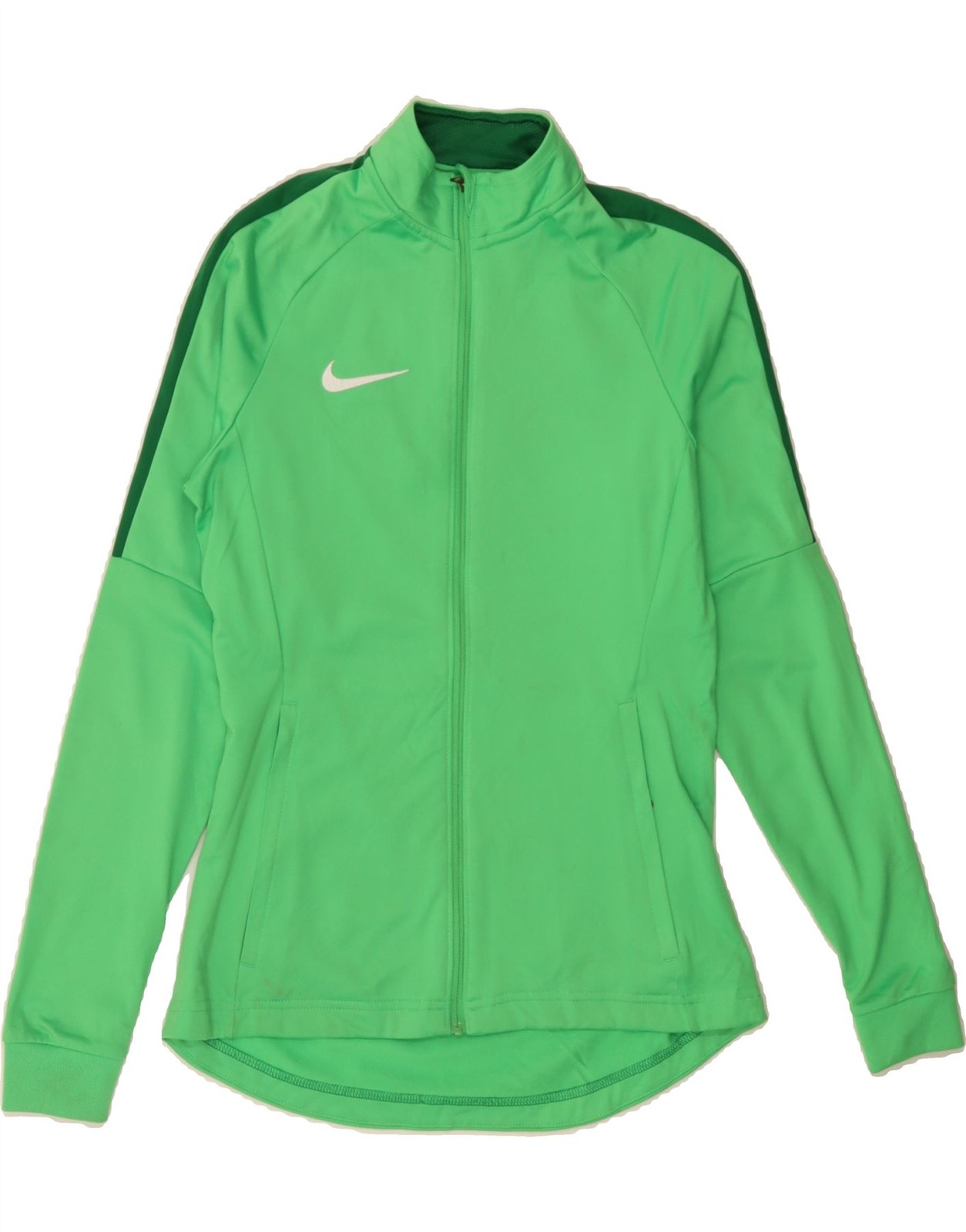 SACAI X NIKE NIKE giacca tuta donna Dri Fit top UK 6 XS verde poliestere CO15