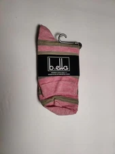 b.ella - Woman's socks - pink - Silk blend - Made in USA **A6**