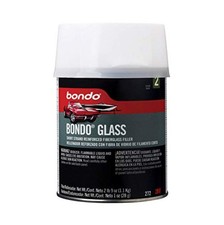 Fiberglass Reinforced Body Filler 2.56 Oz With Cream Hardener For Rust Hole