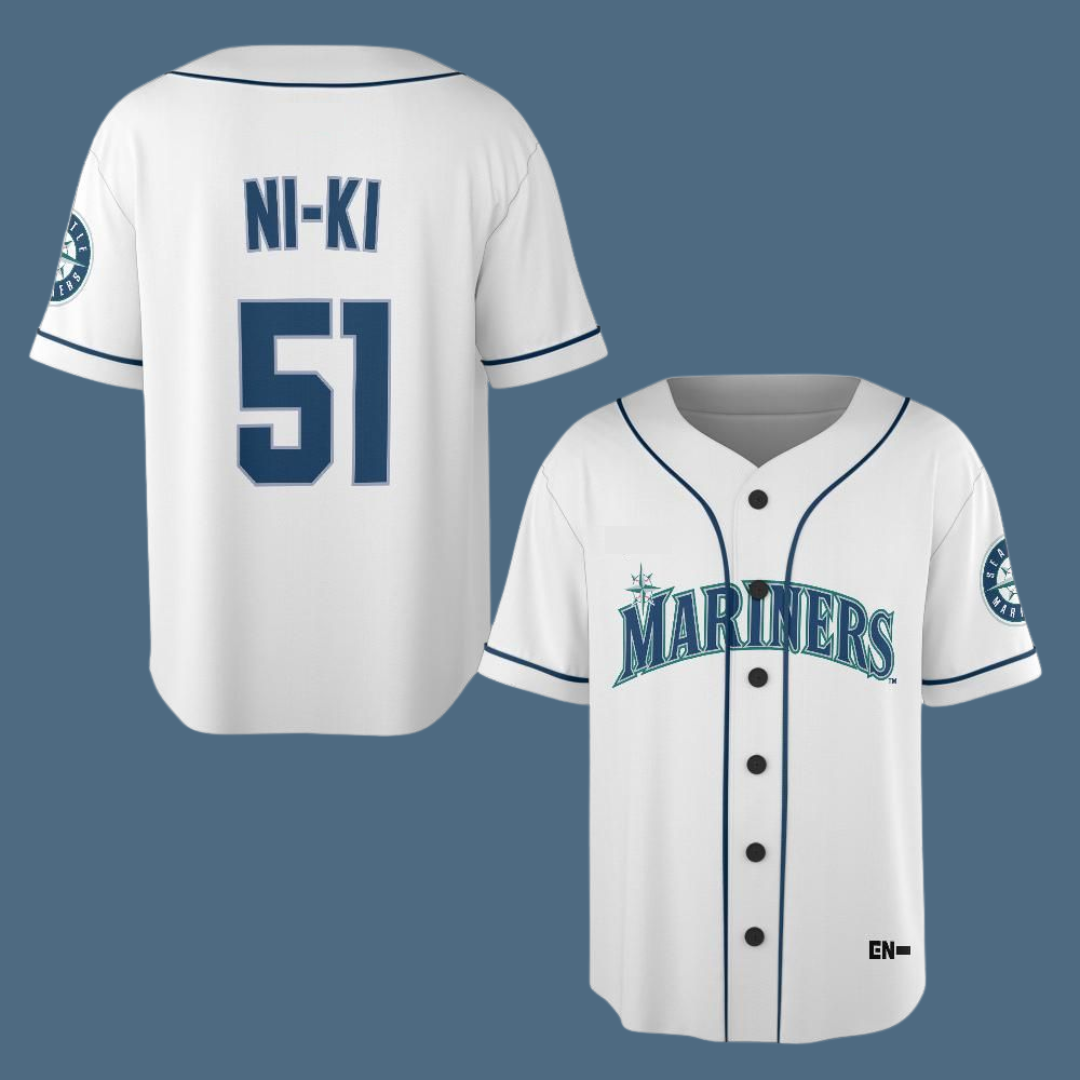Custom ENHYPEN Seattle Baseball Jersey Shirt Kpop Concert Outfit