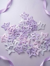 Set Of 20 Girls Star Snap Hair Clip Set, Plastic One Size, Purple Pink White