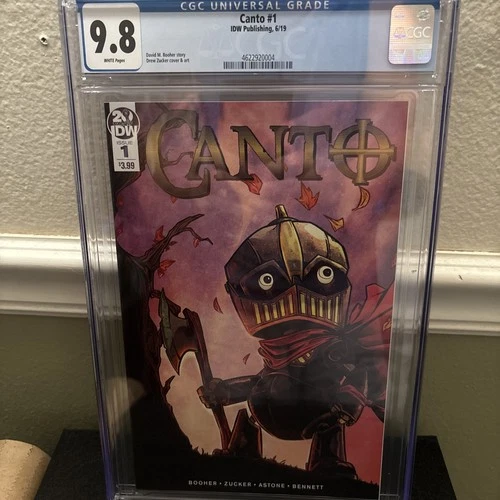 CANTO #1 (IDW 2019) 1st Appearance Canto - 1st Print - CGC 9.8 🔥🔑 