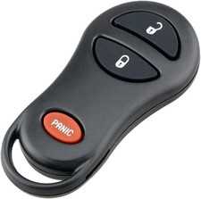 Key Fob Cover Case Replacement 3 Buttons Remote Control Shell Black