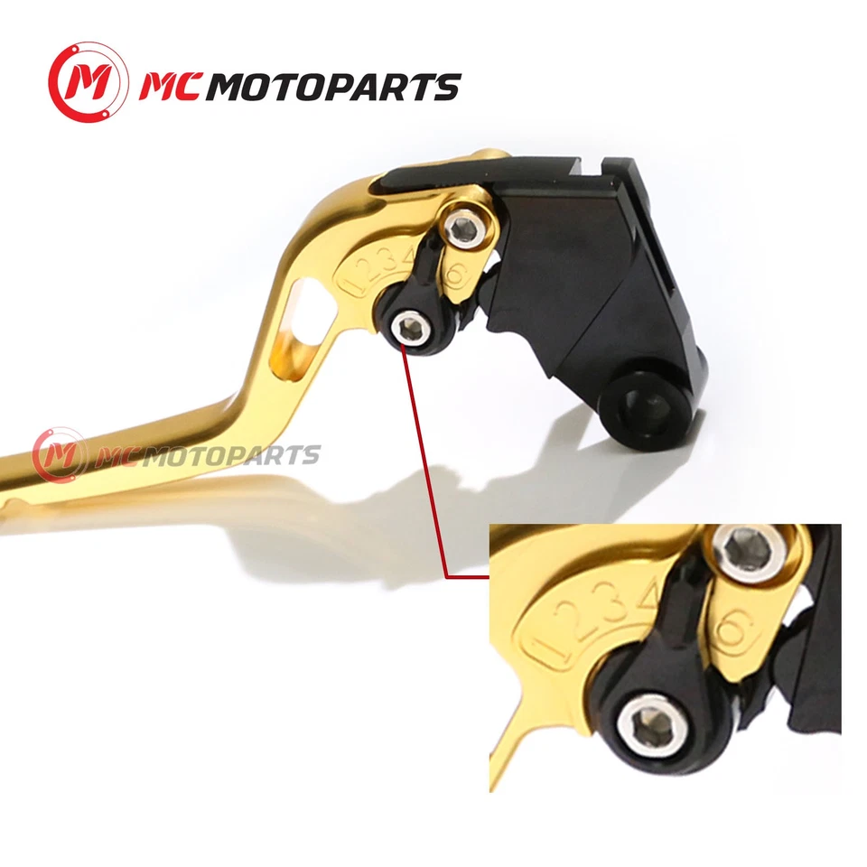 Juego de palancas largas de embrague y freno para Triumph Daytona 675 2006-2016 Foto 2 de 4