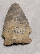 Native American Ohio Valley Region Arrowhead Artifact Adena- Type Flint 2" Long