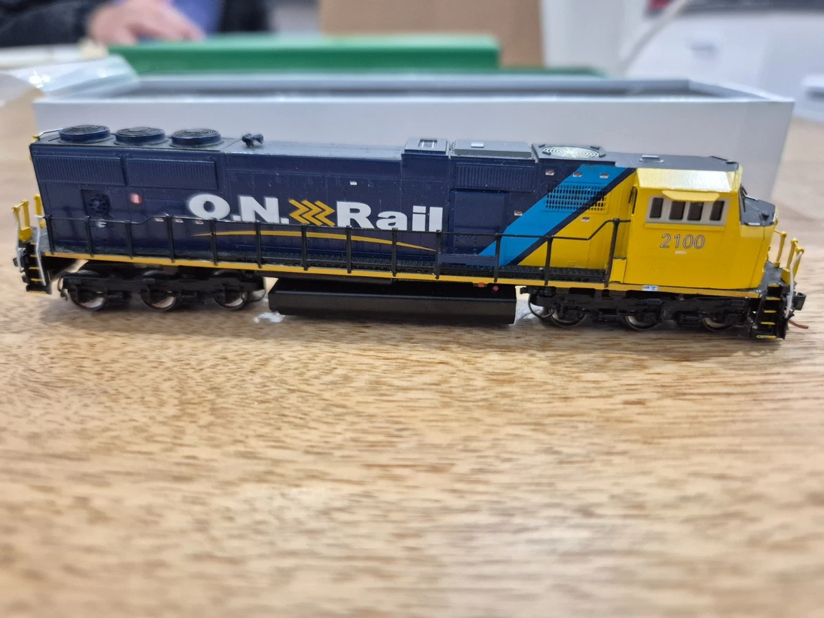 Overland Models Brass N scale EMD SD75 Diesel Loco ONR #2100 - DC Only
