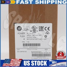 New AB 22A-D4P0N104 PowerFlex 4- 1.5 kW 2 HP AC Drive