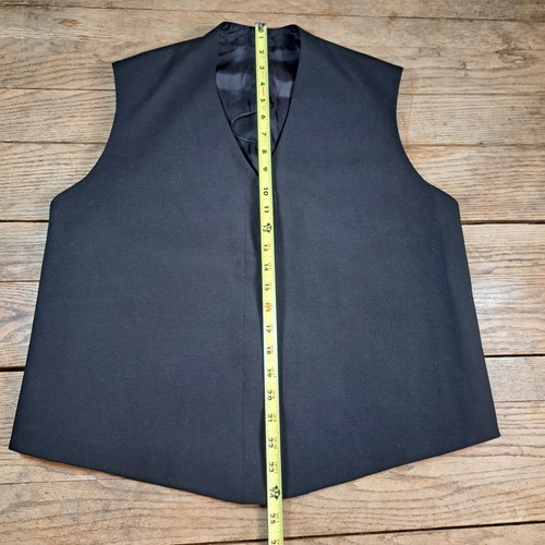 Helmut Lang Wool Silk Vest Womens Sz 6 Sm Black V Neck Academia Old Money Modest - Bild 10 von 14