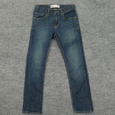 Levis 511 Slim Jeans Boys 12 Reg 26x26 Blue Tapered Leg Stretch Denim Pants