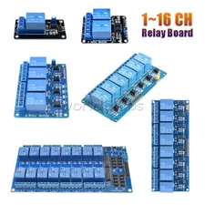 5V 1/2/4/6/8/16 CH Channel Relay Board Module Optocoupler Arduino ARM AVR PIC