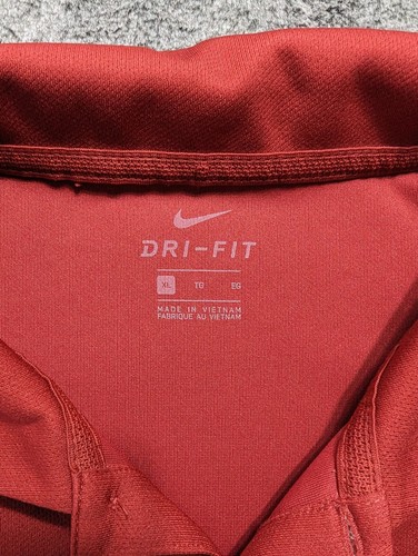 Nike Dri Fit Washington State Short Sleeve Polo Shirt Men's Size XL Red - Picture 3 of 13