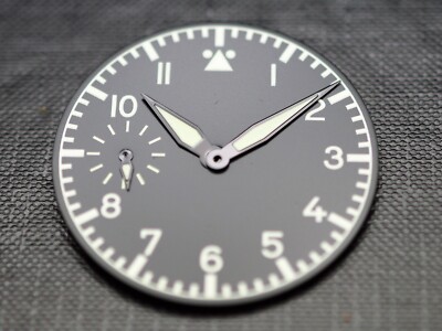 Big Pilot dial and hands set for vintage Hamilton 917 921 923 C3 Superluminova