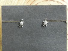 Sterling Silver SEA TURTLE Petite Stud Earrings