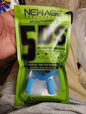New Age Performance 5DS Sports and Fitness Mouthpiece - Lower Jaw 2 Piece Blue
