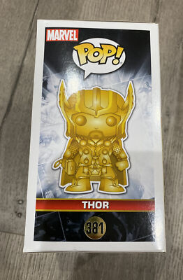Funko Pop Marvel Studios The First Ten Years #381 Thor [Gold