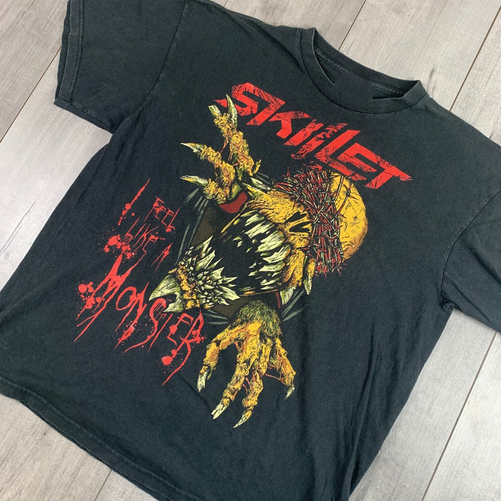 Vintage Skillet Band Unisex T Shirt Size S M L 234XL Cotton Gifl
