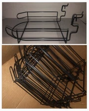 5 Pack-Black Slatwall Hat Display Hanging Hooks