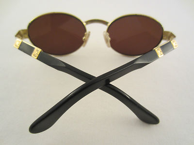 GIANFRANCO FERRE GFF 250/S PK9 BRILLE BRILLENGESTELL GOLD VINTAGE SCHWARZ +ETUI
