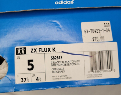 Adidas Torsion ZX Flux S82615 Black Running Shoes Sneakers Mens 5 Womens 7 NIB Adidas Torsion ZX Flux S82615 Black Running Shoes Sneakers Mens 5 Womens 7 NIB