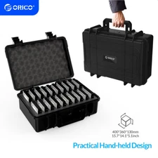 ORICO 20 Bay External Hard Drive Case 3.5'' HDD SDD Storage Box Anti-Static Case