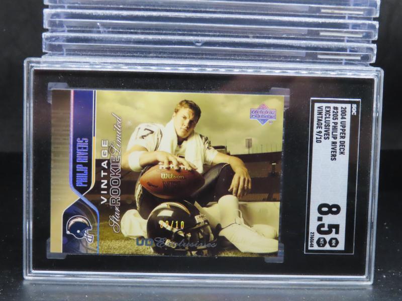 Philip Rivers Upper Deck #205 UD Exclusives Vintage