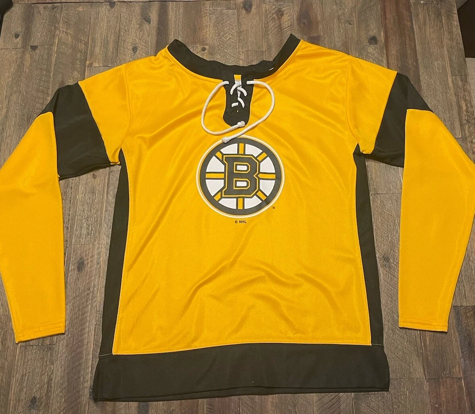 Camiseta deportiva de hockey Boston Bruins Zdeno Chara #33 NHL PROEDGE niñas/damas talla Lg 11/13 Foto 3 de 4