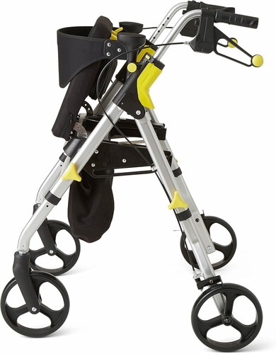Medline Premium Empower Rollator Walker With Seat - Picture 5 of 7