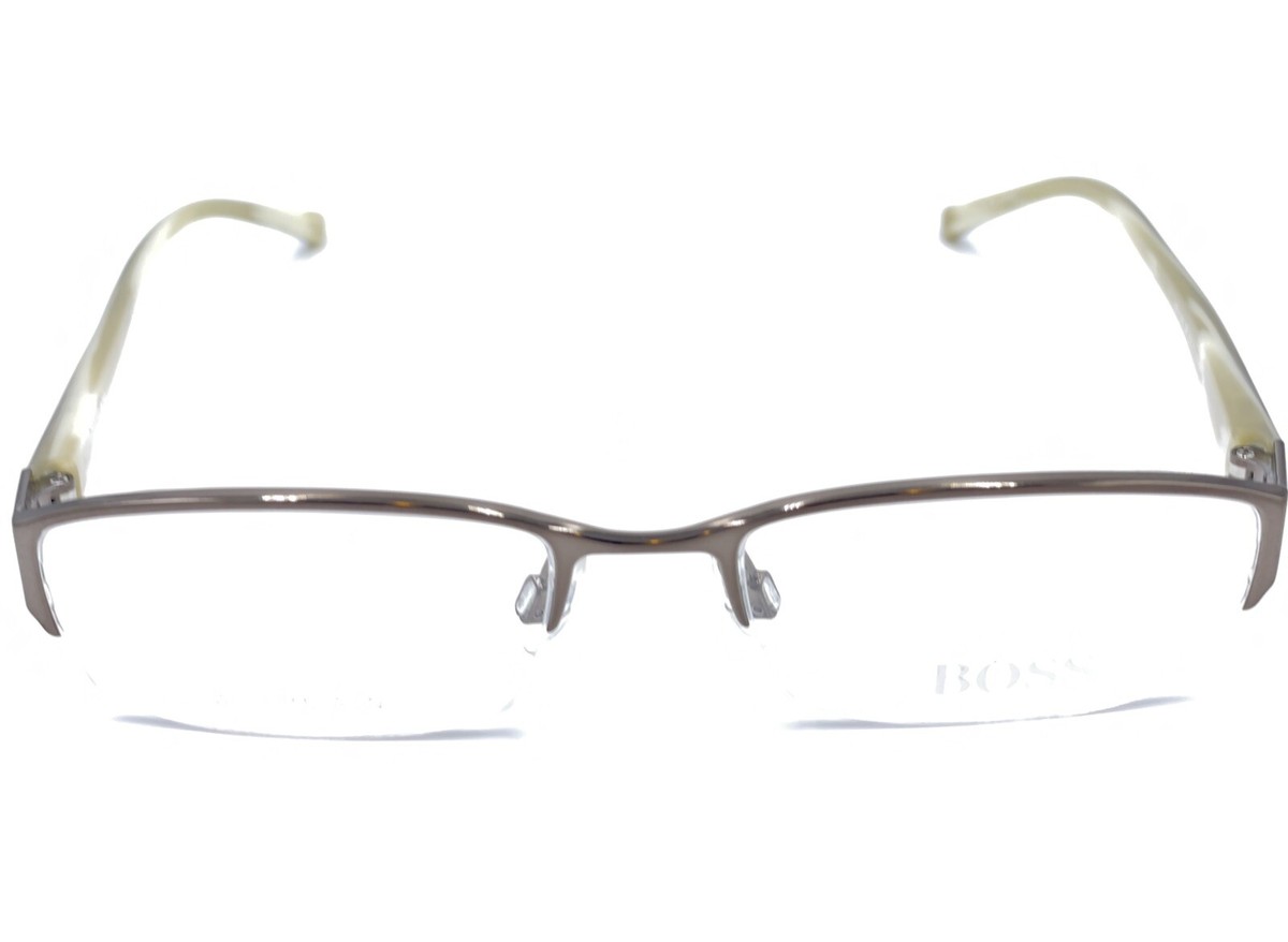 Hugo Boss NEW HB11566 Half Rim Metal Eyeglasses Frames 50-17 Hugo Boss NEW HB11566 Half Rim Metal Eyeglasses Frames 50-17