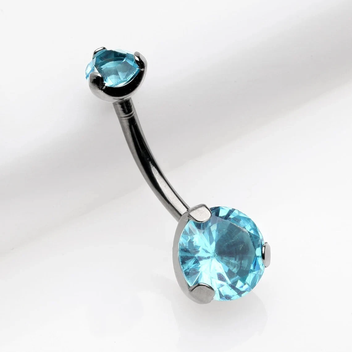 Topaz belly button ring deals