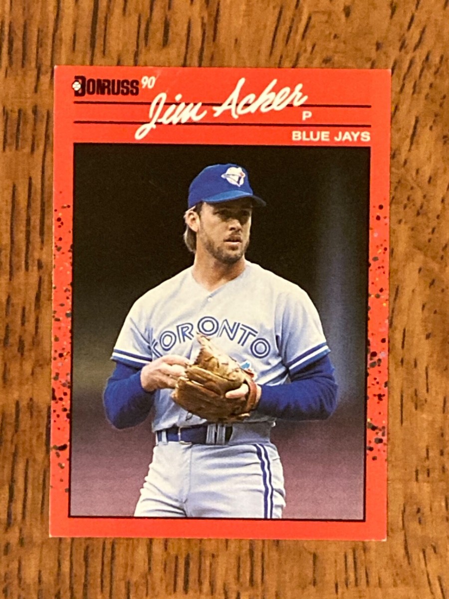 Donruss 1990 Baseball Card - Jim Acker #558 Blue Jays - Error | eBay